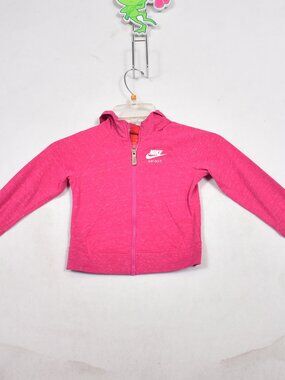 Nike Pink Full Zip Up Hoodie Toddler Size 3T